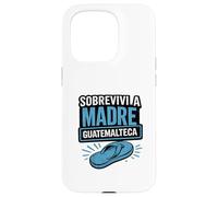 Carcasa para iPhone 15 Pro Sobrevivi a Madre Guatemalteca Guatemalteca Guatemalteca Mamá Humor Divertido