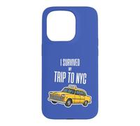 Carcasa para iPhone 15 Pro Sobreviví a mi Viaje a Nueva York - Taxi Divertido Unisex