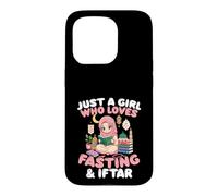 Carcasa para iPhone 15 Pro Solo Chica Le Encanta Ayunar Iftar Musulmán Ramadán