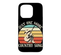 Carcasa para iPhone 15 Pro Solo una canción Country más Amante de la música Country Occidental