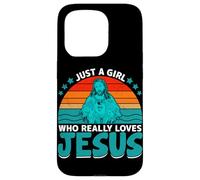Carcasa para iPhone 15 Pro Solo una Chica Que Realmente ama a Jesús