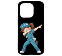Carcasa para iPhone 15 Pro Sonógrafo Funny Ultrasound Tech Dab Pose Medical Dabbing