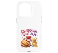 Carcasa para iPhone 15 Pro Sourdough Is My Jam Funny Baking for Women Bakers Moms