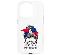 Carcasa para iPhone 15 Pro South Korean Girl South Korean Heritage South Korea Flag