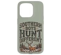 Carcasa para iPhone 15 Pro Southern Boys Hunt Different Vintage Hunting Whitetail