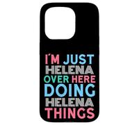 Carcasa para iPhone 15 Pro Soy Helena aquí Haciendo Helena Things Nombre