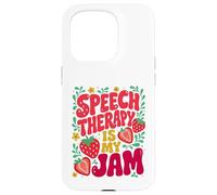 Carcasa para iPhone 15 Pro Speech Therapy is My Jam Boho Floral | SLP Speech Therapist