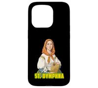 Carcasa para iPhone 15 Pro ST DYMPHNA Patrona de la Salud Mental Inspiradora