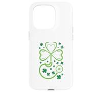 Carcasa para iPhone 15 Pro St Patrick's Day Nurse Doctor Stethoscope Shamrock RN MD