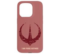 Carcasa para iPhone 15 Pro Star Wars Andor I Have Friends Everywhere Quote Rebel Logo