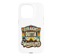 Carcasa para iPhone 15 Pro Straight Outta Wonderland Vintage Retro Funny Fantasy Cita