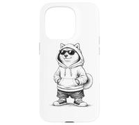 Carcasa para iPhone 15 Pro Sudadera con Capucha para Perro con Gafas de Sol Urban Shiba