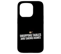 Carcasa para iPhone 15 Pro Sueltar Tablas y Tomar Nombres Base de Datos SQL Engineer