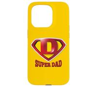 Carcasa para iPhone 15 Pro Super Dad Shield tee Shirt, Happy Father's Day, Best Father