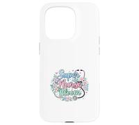 Carcasa para iPhone 15 Pro Super Nurse Bloom Tema Médico Floral