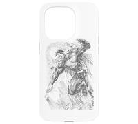 Carcasa para iPhone 15 Pro Superman Pencil City To Space Sketch