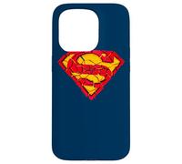 Carcasa para iPhone 15 Pro Superman Shattered Shield Logo