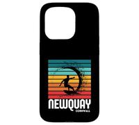 Carcasa para iPhone 15 Pro Surf Newquay Cornwall Playa Vintage Retro Surf