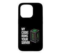 Carcasa para iPhone 15 Pro SysAdmin Programmer My Code Runs Your Server