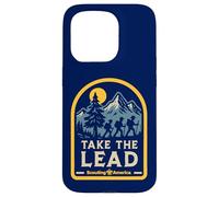 Carcasa para iPhone 15 Pro Take The Lead Scouting America Hiking Cub Scouts BSA