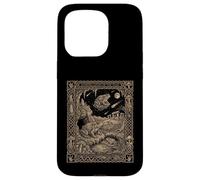Carcasa para iPhone 15 Pro Tarjeta de Tarot Constelación Sapo Oculto Gótico