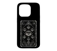 Carcasa para iPhone 15 Pro Tarot Card All Seeing Eyes Ocult Celestial Gothic Gifts