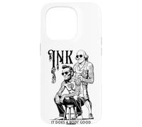 Carcasa para iPhone 15 Pro Tatuaje Lincoln Washington Tinta Divertida entintada Hace Bien un Cuerpo