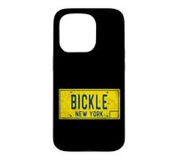 Carcasa para iPhone 15 Pro Taxi Driver Retro Old NY Movie Travis Bickle - Placa de matrícula