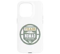 Carcasa para iPhone 15 Pro Team Nomad Adventure Emblema Circular para exploradores al Aire Libre