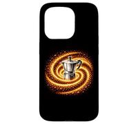 Carcasa para iPhone 15 Pro Telescopios, Granos de café Planetas Ciencia, Barista, Astronomía