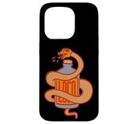 Carcasa para iPhone 15 Pro Tequila Mezcal Serpiente Gusano Dia De Los Muertos Día De Los Muertos