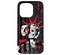 Carcasa para iPhone 15 Pro The Boys Homelander Statue of Liberty Skull Graffiti TV Show
