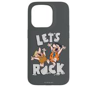 Carcasa para iPhone 15 Pro The Flintstones Fred Barney Let's Rock