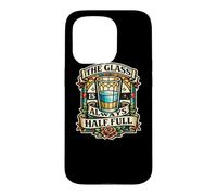 Carcasa para iPhone 15 Pro The Glass Always Half Full de vitrales y atrapasoles