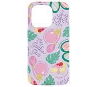 Carcasa para iPhone 15 Pro The Golden Girls Retro Tropical Repeating Icons Funny TV
