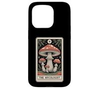 Carcasa para iPhone 15 Pro The Mycologist Tarot Card Mycology Forager Hongo