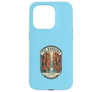 Carcasa para iPhone 15 Pro The Narrows Zion National Park Stream Senderismo Insignia