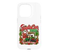Carcasa para iPhone 15 Pro The Villages Florida SantaCon 2026 Carrito de Golf de Navidad