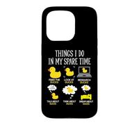 Carcasa para iPhone 15 Pro Things I Do In My Spare Time Ducks Love Cute Duck Mom Dad