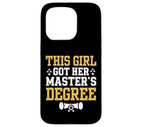 Carcasa para iPhone 15 Pro This Girl Got Her Masters Degree Graduation Mastered It 2026