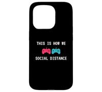 Carcasa para iPhone 15 Pro This Is How We Social Distance Anti Social Introverts Gamer