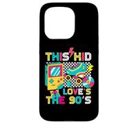 Carcasa para iPhone 15 Pro This Kid Loves The 90's Party, Outfit 1990s Costume 90's Love