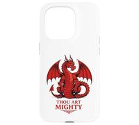 Carcasa para iPhone 15 Pro Thou Art Mighty Match Day Motivo