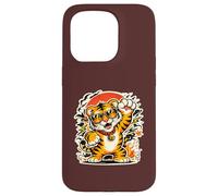 Carcasa para iPhone 15 Pro Tiger Nature Wildlife | Gráfico de Vida Silvestre Cool Big Cats