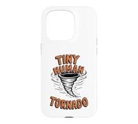 Carcasa para iPhone 15 Pro Tiny Human Tornado Parent Life Funny Toddler Boy