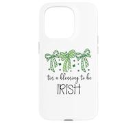 Carcasa para iPhone 15 Pro Tis a Blessing to be Irish Blessings St Patricks Lucky Women