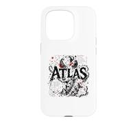 Carcasa para iPhone 15 Pro Titán Griego Antiguo Atlas Mito Mundo Cósmico