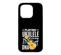 Carcasa para iPhone 15 Pro Tocando el Ukelele Está en mi ADN Músico
