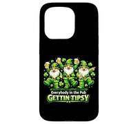 Carcasa para iPhone 15 Pro Todos en el Pub Gettin Tipsy St Patricks Day Gnomos