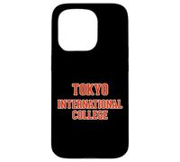 Carcasa para iPhone 15 Pro Tokyo International College Japón Estilo Universitario